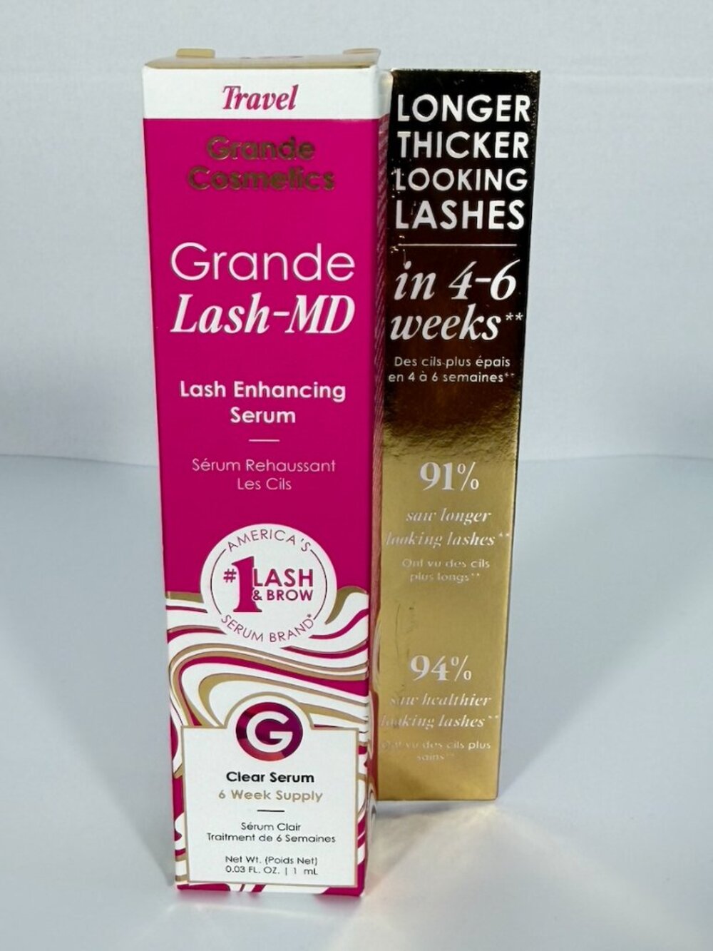 GrandeLASH-MD Lash Enhancing Serum 1ml NEW NIB Clear Lash Serum Grande Cosmetics